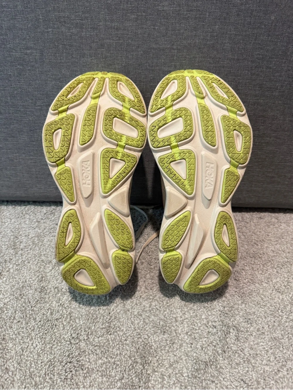 HOKA Bondi 8 Women’s Size 10B Running Shoes Cream Vanilla